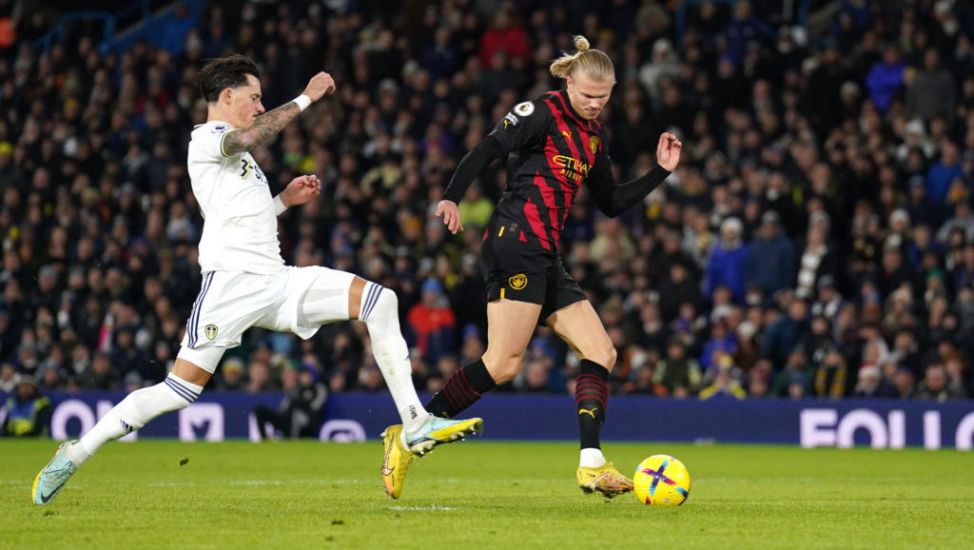 Haaland Scores Double As Man City Beat Leeds 3-1