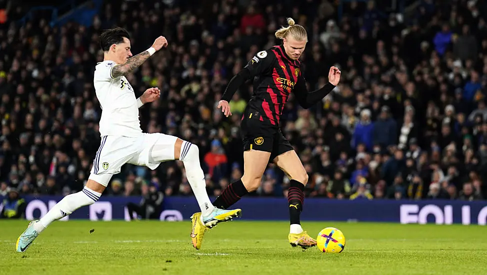 Haaland Scores Double As Man City Beat Leeds 3-1