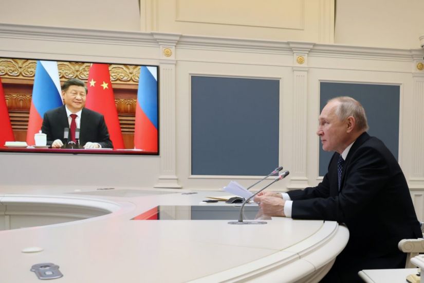 Putin And Xi Hold Talks As Russia Fires Another Ukraine Barrage