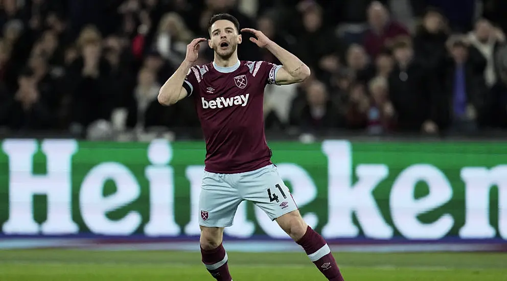 Declan Rice: West Ham Players Letting Ourselves, The Manager And The Fans Down