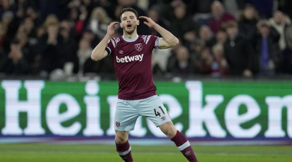 Declan Rice: West Ham Players Letting Ourselves, The Manager And The Fans Down