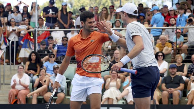 Novak Djokovic Given Warm Welcome Back To Australia In Doubles Defeat