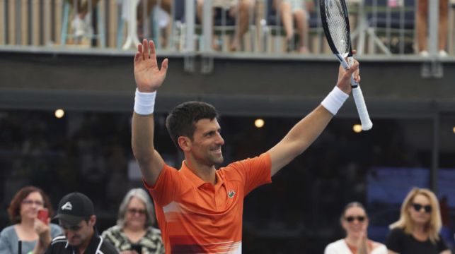 Novak Djokovic Starts Singles Season With Win Over Constant Lestienne