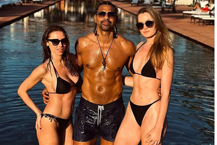 Una Healy Poses With David Haye On Morocco Holiday