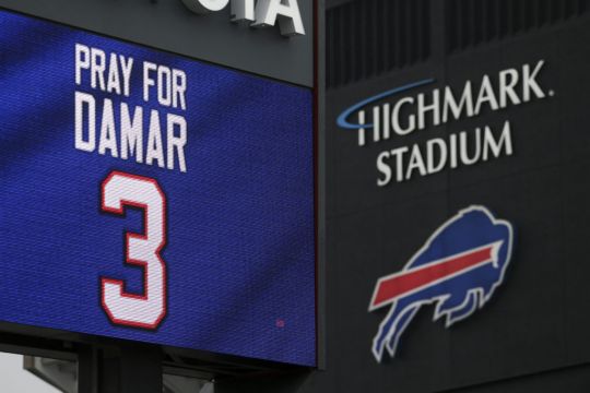 Buffalo Bills' Damar Hamlin Showing 'Signs Of Improvement' After Cardiac Arrest