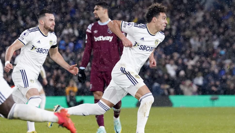 Rodrigo Strike Earns Leeds Entertaining Draw Against Fellow Strugglers West Ham