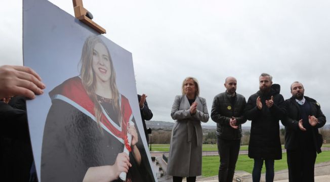 Vigil For Natalie Mcnally At Stormont Hears Calls To End Violence Against Women