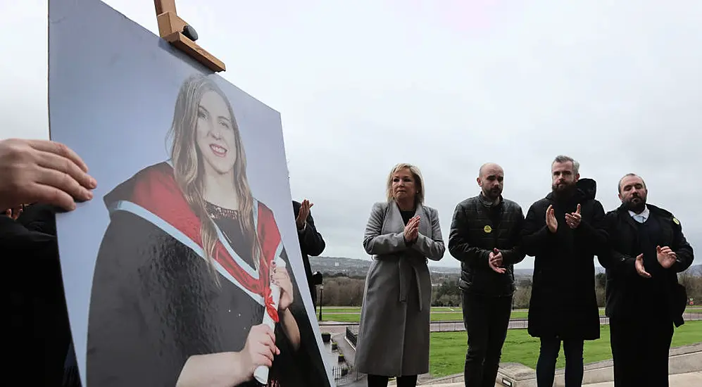 Vigil For Natalie Mcnally At Stormont Hears Calls To End Violence Against Women