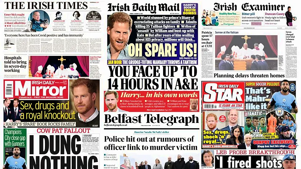 What The Papers Say: Friday's Front Pages