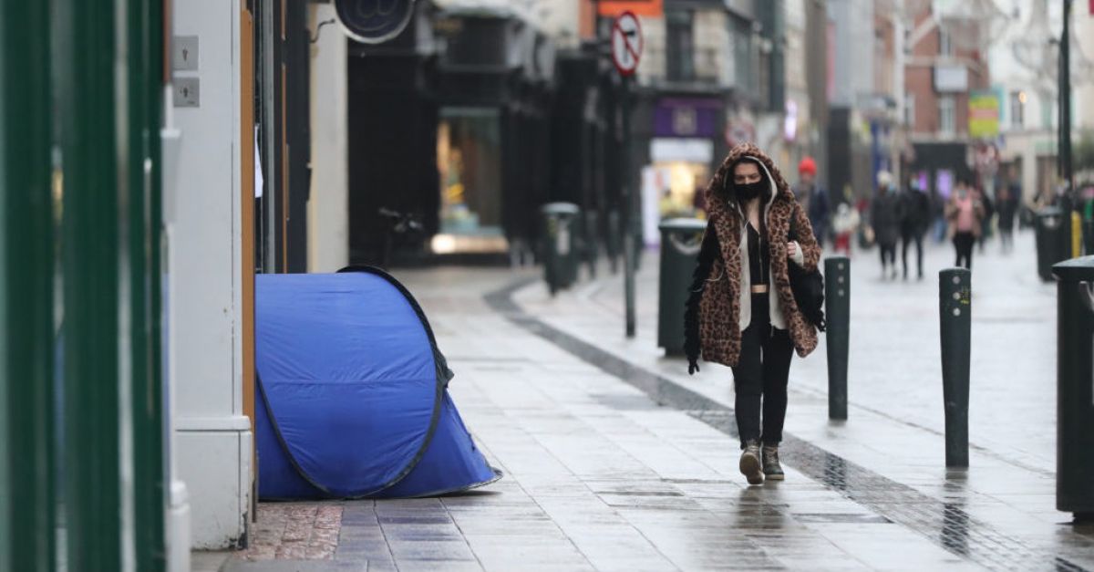 New record high of 11,542 people recorded as homeless in Ireland