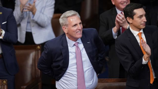 Mccarthy Clinches Vote To Become House Speaker In Historic 15Th Ballot