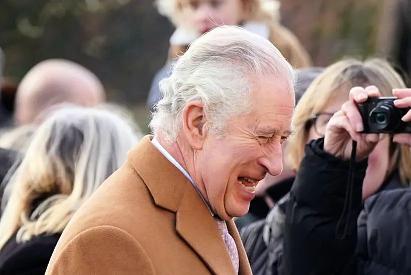 Smiling Charles Seen For First Time Since Harry's Tell-All Book Published