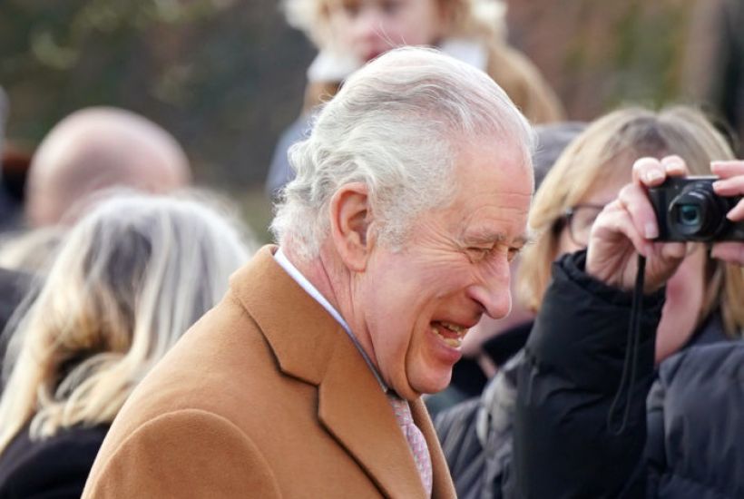 Smiling Charles Seen For First Time Since Harry's Tell-All Book Published