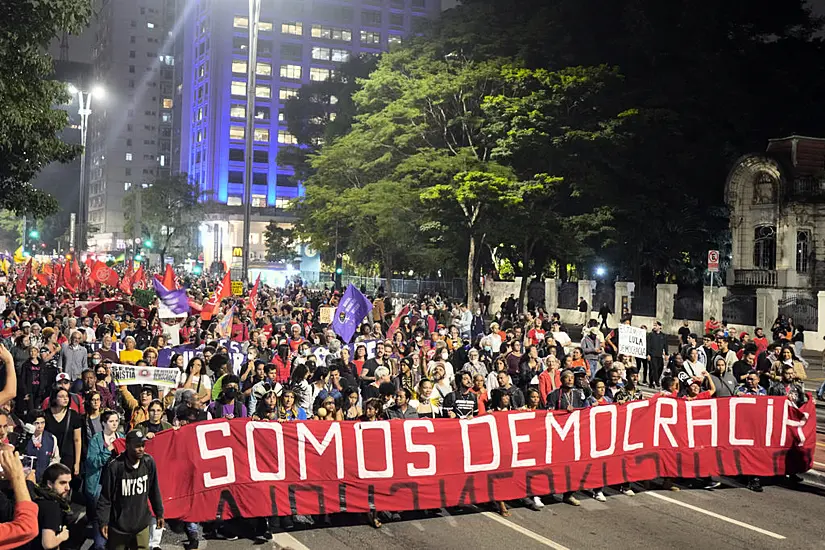 Thousands Of Brazilians Join Rallies To Condemn Congress Rioters