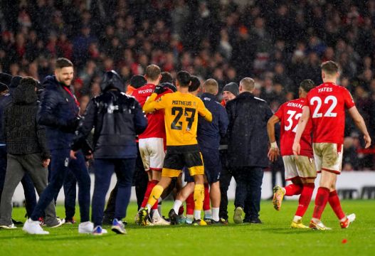 Fa Reviewing Mass Brawl Between Nottingham Forest And Wolves After Cup Tie