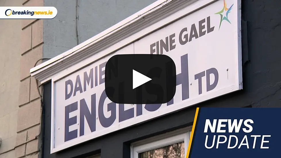 Video: Damien English Resigns As Junior Minister; Met Éireann Warns Of Strong Winds