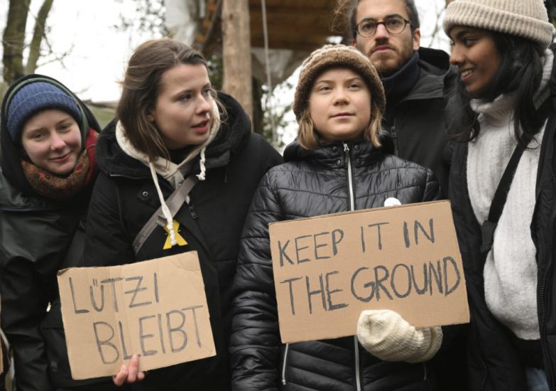 German Village Clearance Continues As Greta Thunberg Visits Site