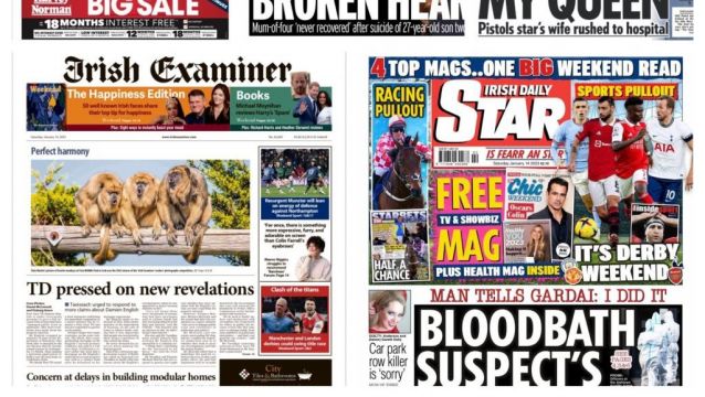 What The Papers Say: Saturday's Front Pages