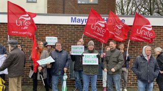 Union Workers Protest Against Uk's Anti-Strike Bill