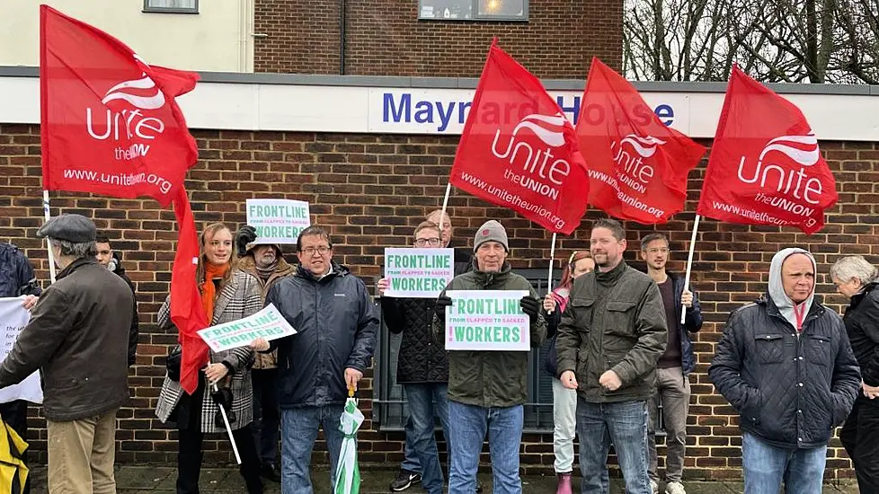 Union Workers Protest Against Uk's Anti-Strike Bill