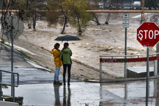Storm-Battered California Gets More Wind, Rain And Snow