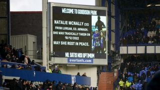 Tribute Paid To Natalie Mcnally Before Everton Game With Southampton