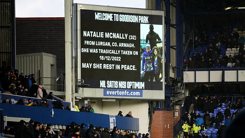 Tribute Paid To Natalie Mcnally Before Everton Game With Southampton