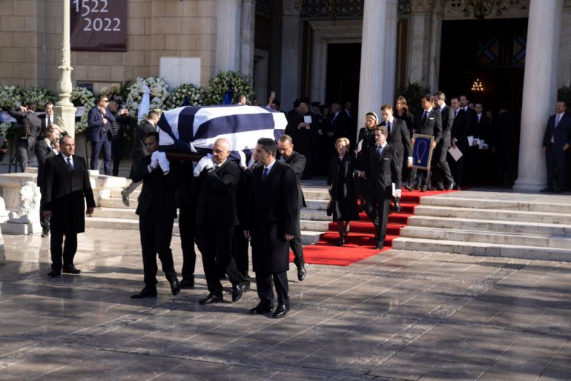 Thousands Turn Out To Bid Farewell To Last King Of Greece