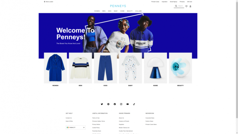 Penneys Launches New Website That Allows Customers To Check Stock Levels