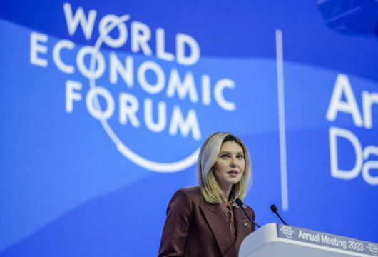Ukraine’s First Lady Pleads For Global Help To Stop Russia During Davos Speech