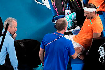 Rafael Nadal To Be Sidelined For At Least Six Weeks With Australian Open Injury