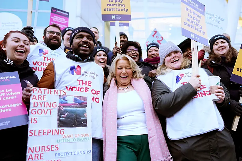 Nurses And Ambulance Workers Continue Strikes In England And Wales