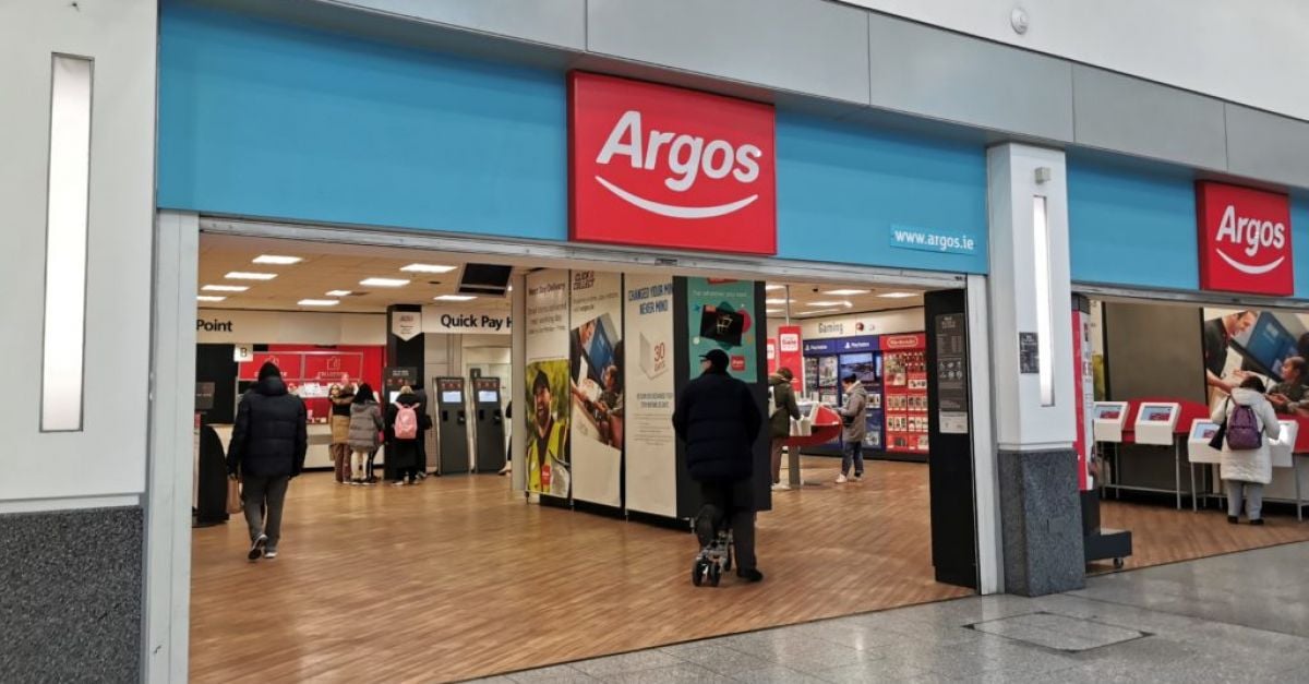 Ирландският клон на каталожния търговец на дребно Argos беше засегнат