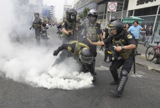 Protesters Stream Into Peru’s Capital Demanding Resignation Of President