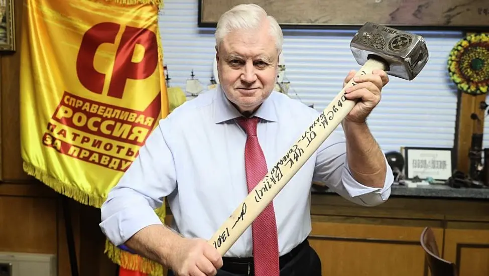 Russian Politician Poses With Sledgehammer In Tribute To Wagner Mercenaries