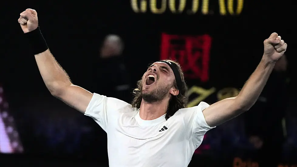 Stefanos Tsitsipas Holds Off Jannik Sinner Fightback To Make Last Eight