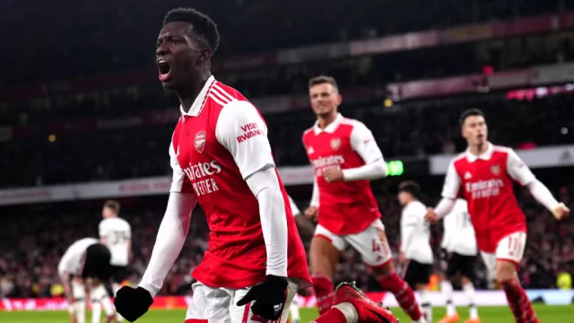 Eddie Nketiah Nets Late Winner As Arsenal Beat Man Utd In Emirates Thriller