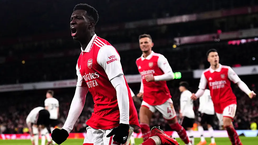 Eddie Nketiah Nets Late Winner As Arsenal Beat Man Utd In Emirates Thriller