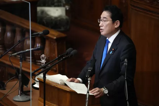 Japanese Pm Prioritises Arms Build-Up And Reversing Low Birth Rate