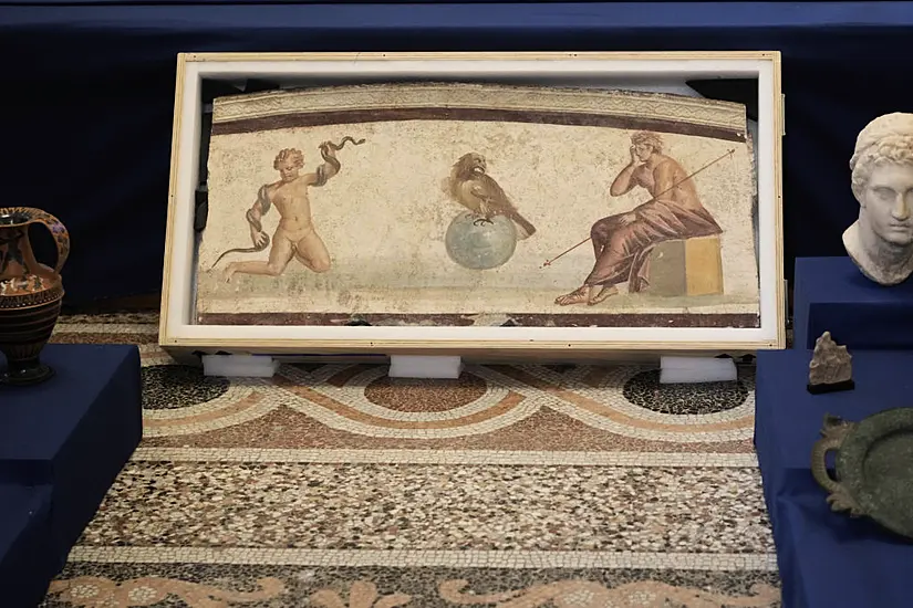 Ancient Fresco Among 60 Treasures Returned To Italy From Us