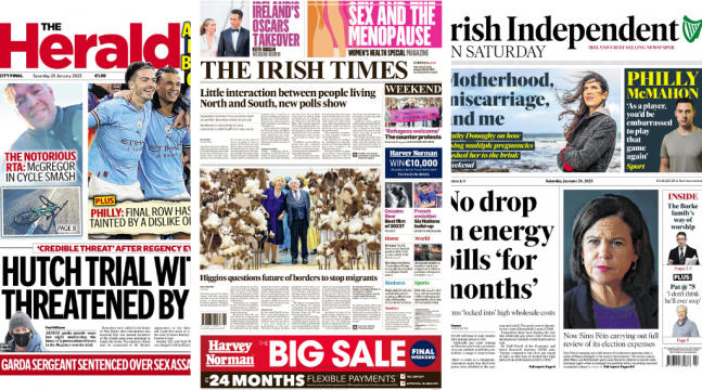 What The Papers Say: Saturday's Front Pages