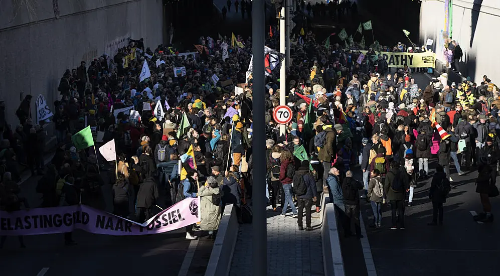 Climate Activists Block Main Road Into The Hague