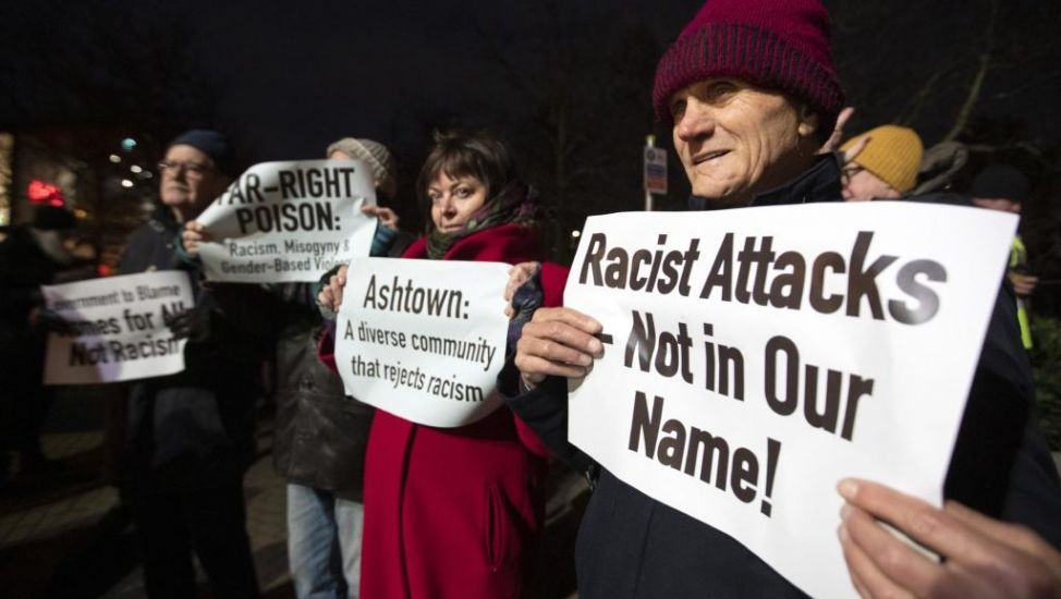 Anti-Racism Demonstration Takes Place In Ashtown After Attack On Migrants