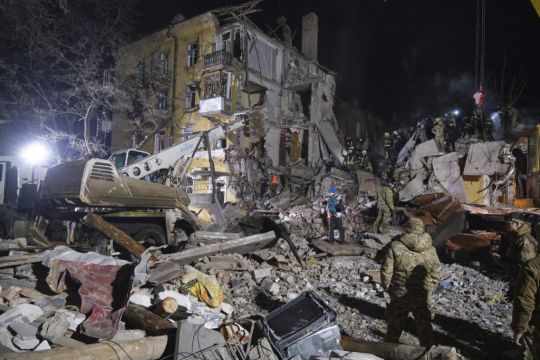 Eu Officials Visit Kyiv As Russia Hits Civilian Target