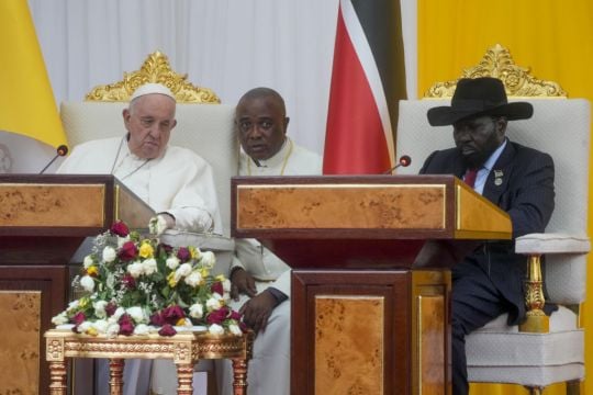 Pope In South Sudan Warns Leaders As Peace Process Stalls