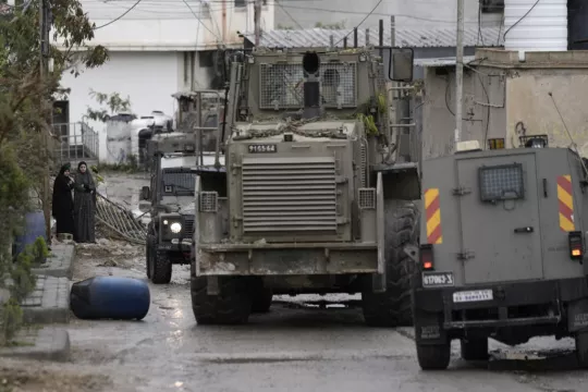 Israeli Army Raids Refugee Camp Near West Bank City Of Jericho