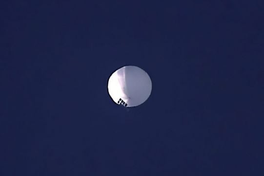 Us Downs Chinese Balloon Over Ocean And Moves To Recover Debris