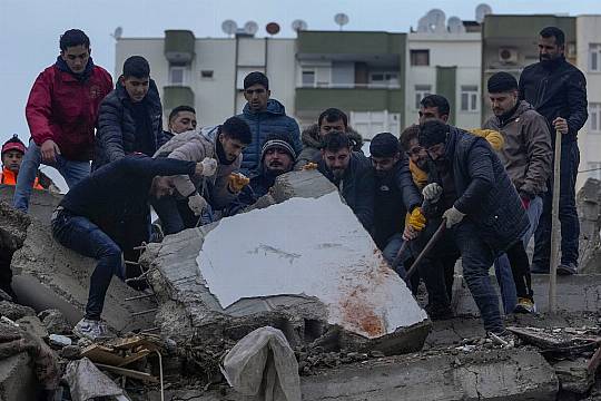 Survivors Scream As Rescuers Battle To Free Them From Earthquake Debris