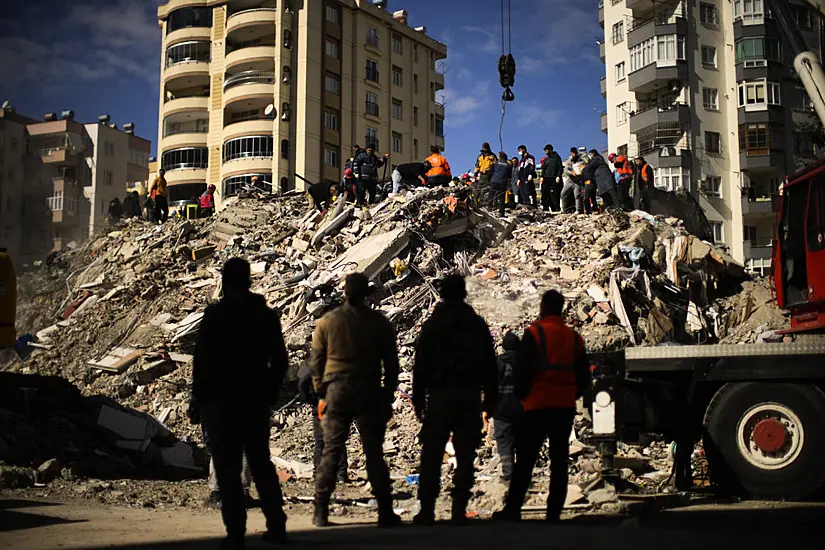 Search Teams And Emergency Aid Arrive As Earthquake Death Toll Passes 7,700