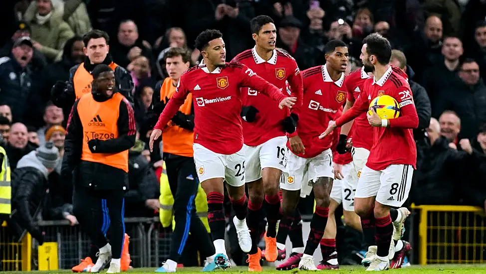 Jadon Sancho Earns Man Utd A Point As Managerless Leeds Let Two-Goal Lead Slip